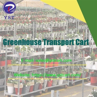 Aumentando a produtividade com a ajuda de um carrinho de transporte de estufa
