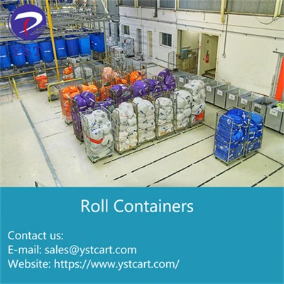 Como os Roll Containers simplificam a logística de lavanderias e hotéis