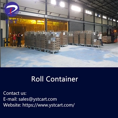 Por que cada vez mais empresas usam roll containers para transportar mercador...